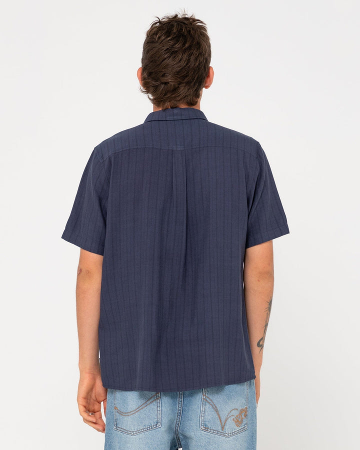 Rusty Pinstripe Relaxed Fit Shirt 
