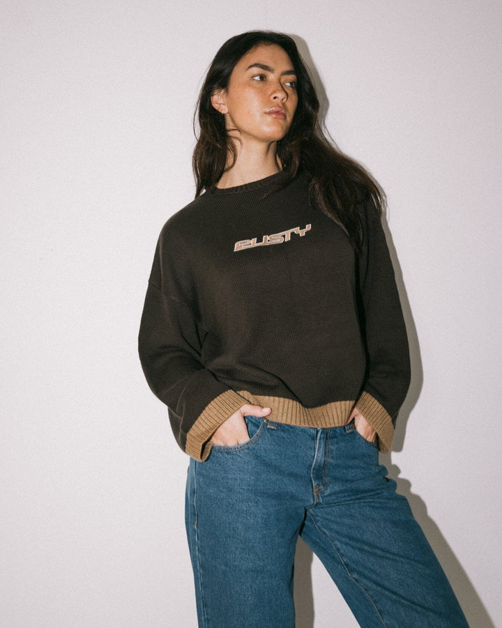 Rusty Rider Relaxed Crew Knit 