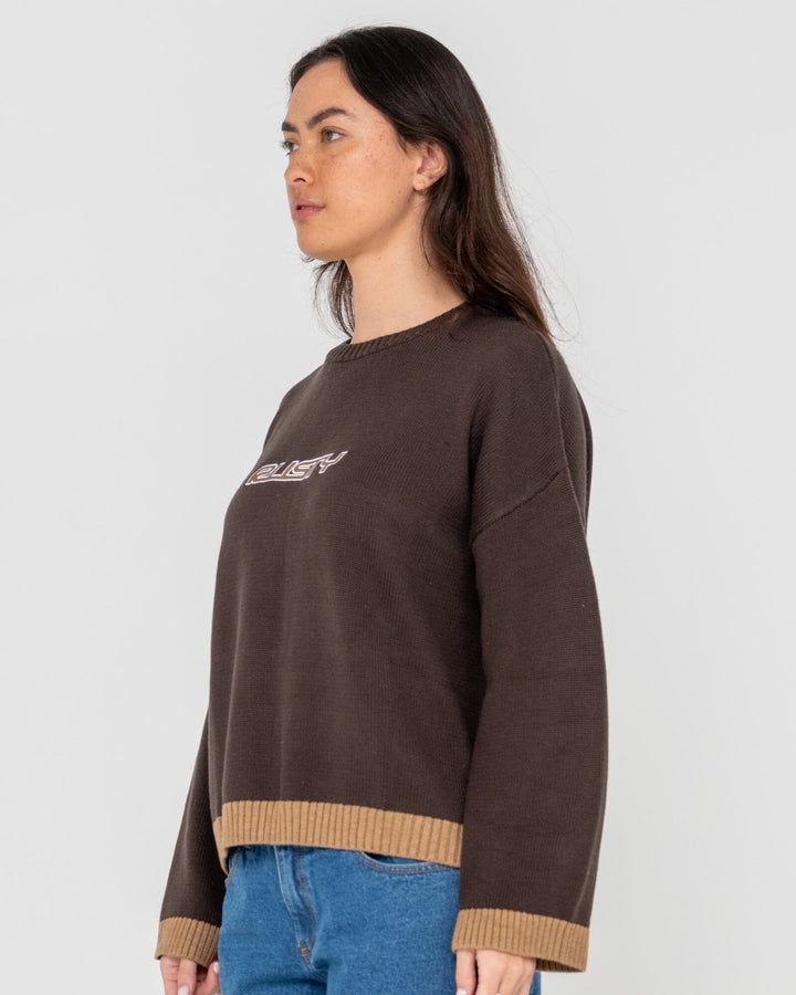 Rusty Rider Relaxed Crew Knit 