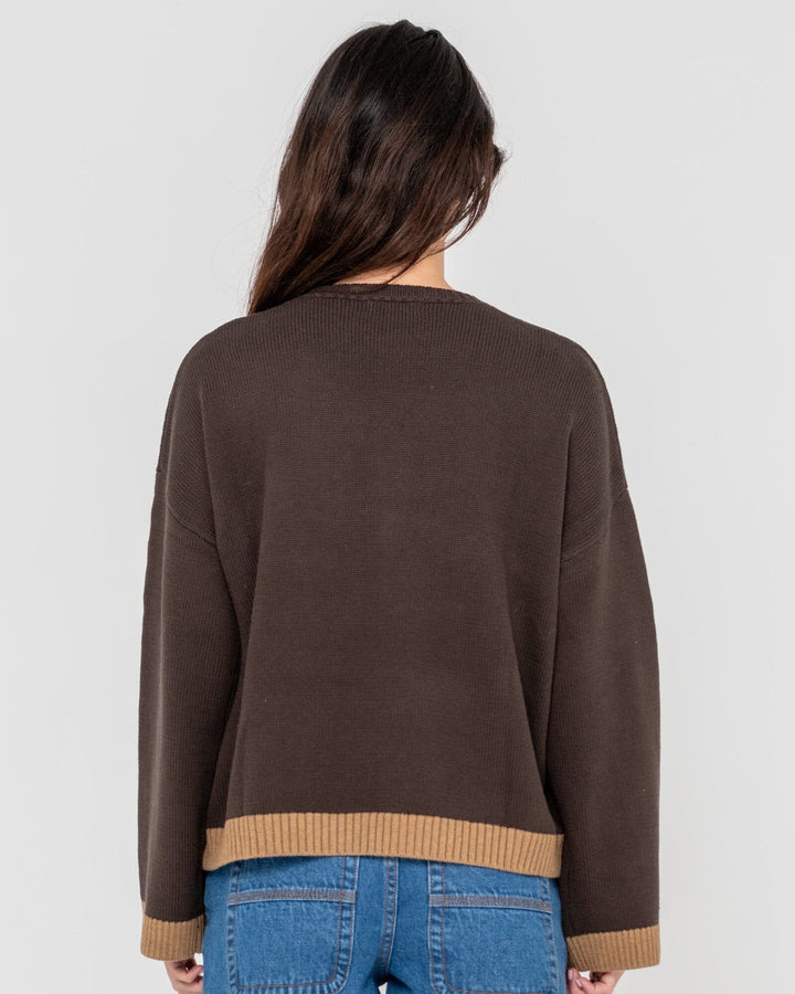 Rusty Rider Relaxed Crew Knit 