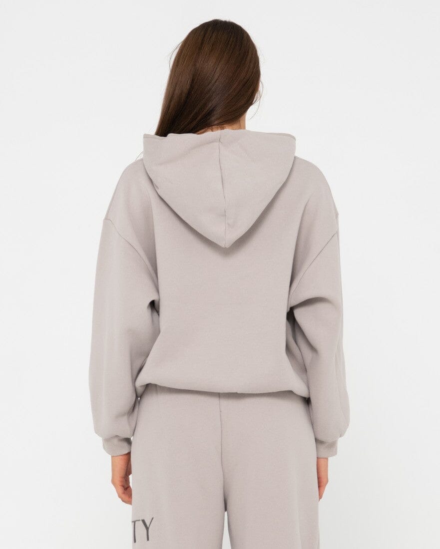 Rusty Signature Oversize Hooded Fleece 