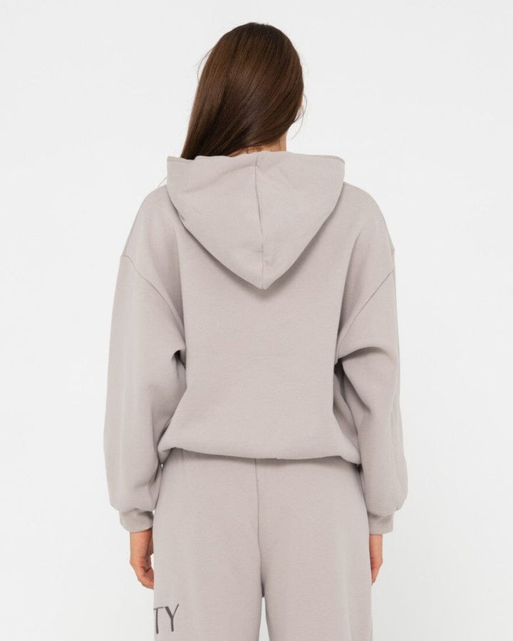 Rusty Signature Oversize Hooded Fleece 