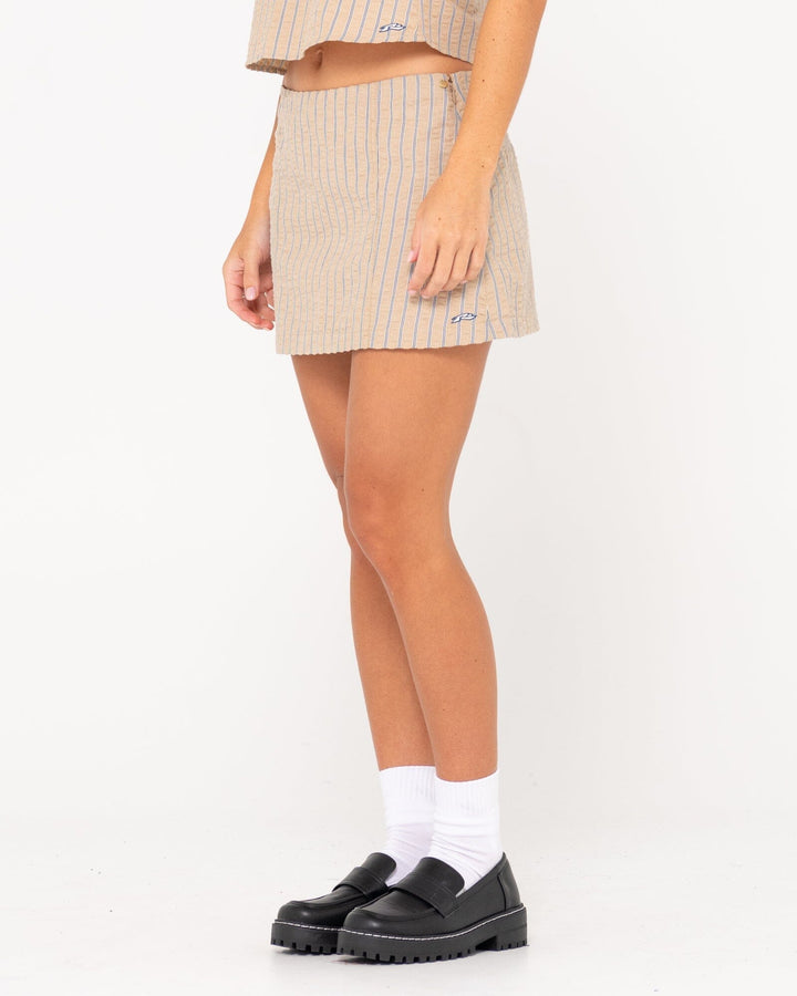 Rusty Stripy Girl Low Rise Skirt 