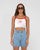Rusty Thriving Graphic Crop Tank White 6 