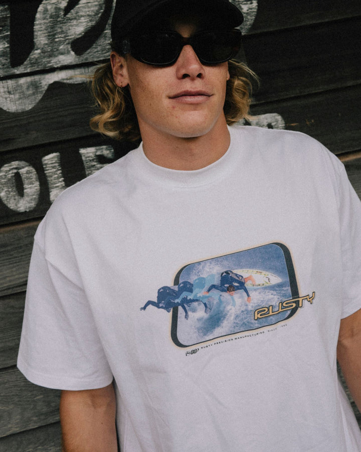Rusty Tidal Kombat Twice T-Shirt 