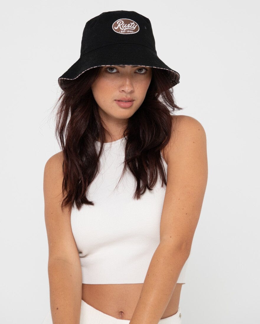 Rusty Vacay Time Reversible Bucket Hat 