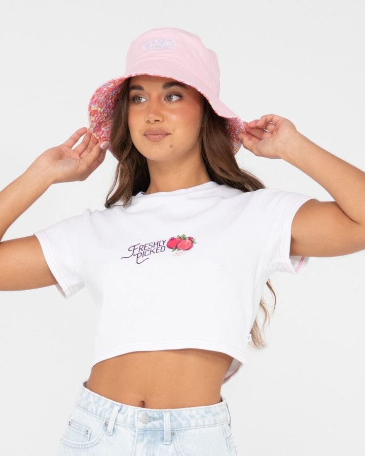 Rusty Vacay Time Reversible Bucket Hat 