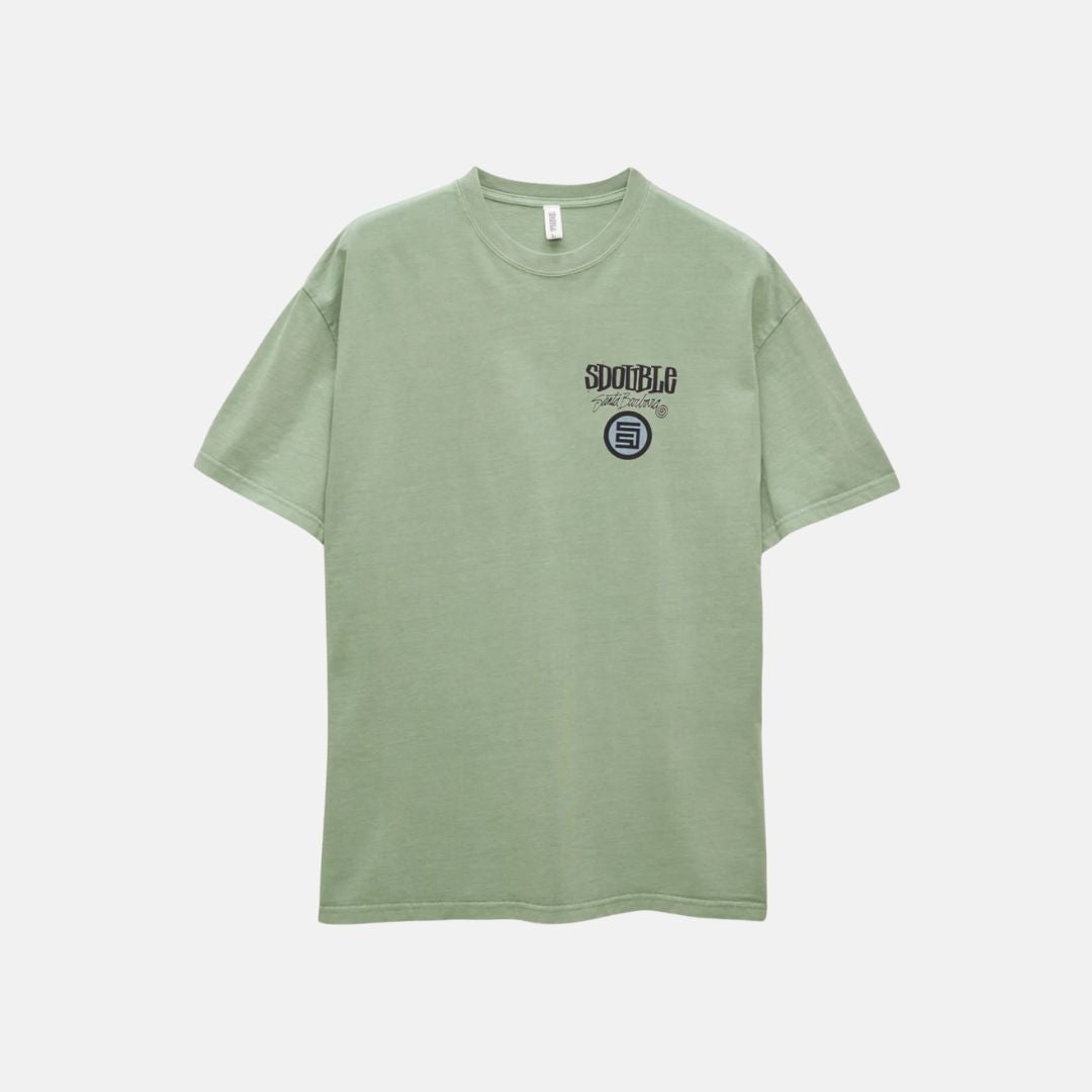 S Double Combo Platter T-Shirt Washed Swamp S 