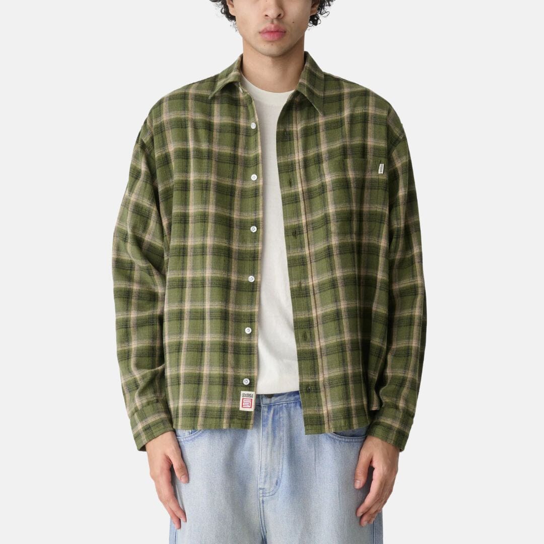 S Double Duty Plaid Long Sleeve Shirt 
