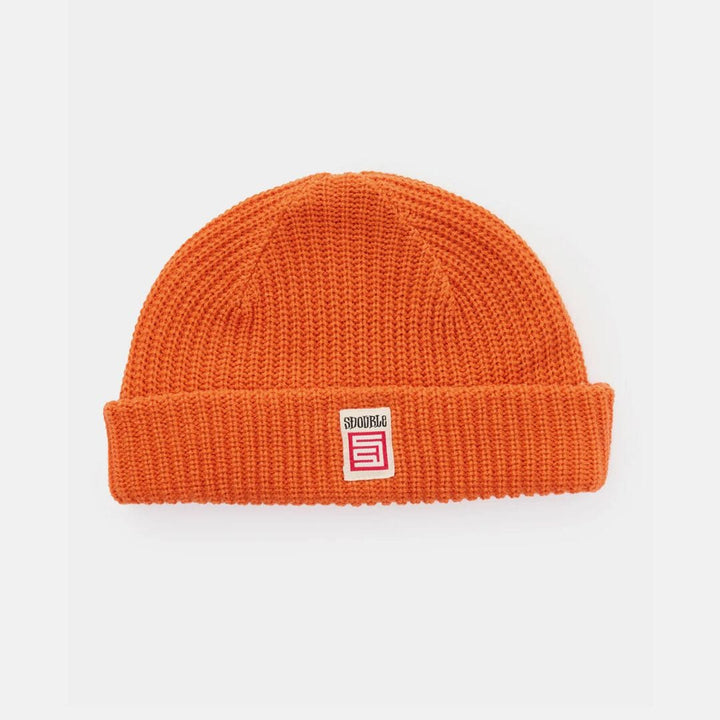 S Double Red Cube Low Beanie Rust 