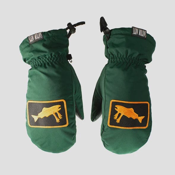 Salmon Arms Classic Mitt - Logo Green / Orange 