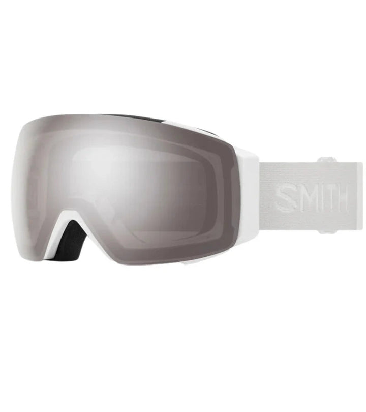Smith I/O MAG Snow Goggles 2025 White Vapor ChromaPop Sun Platinum Mirror 13% VLT / ChromaPop Storm Blue Sensor Mirror 55% VLT 