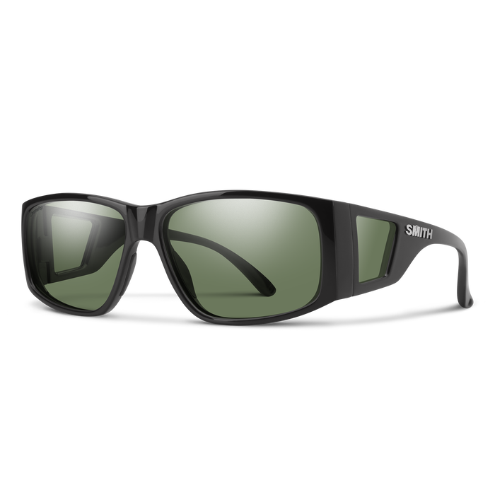 Smith Monroe Peak Sunglasses Black / CP Grey Green 