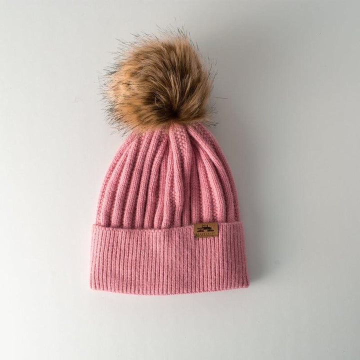 Spacecraft Lana Pom Beanie Pink 