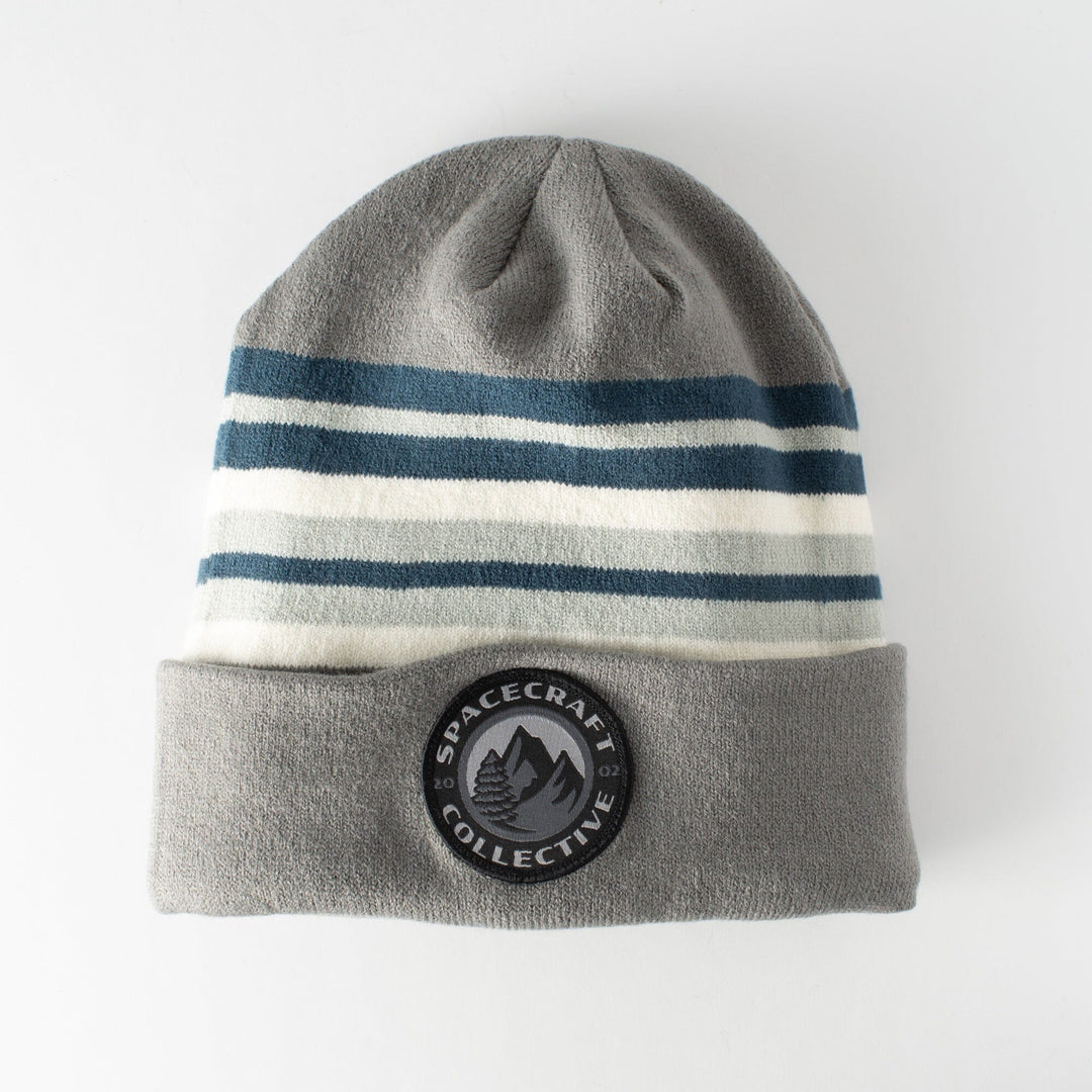 Spacecraft Striped Lotus Beanie Grey 