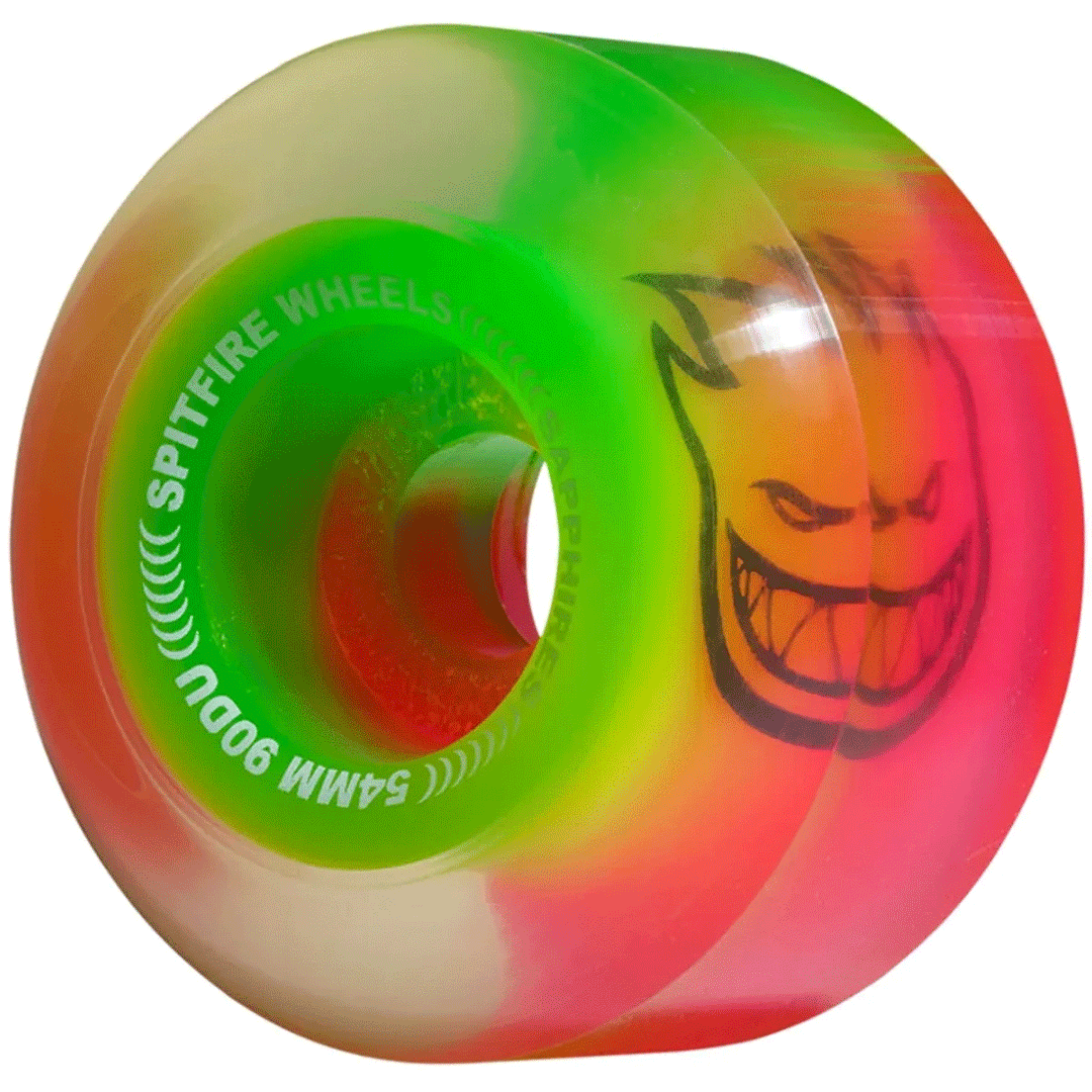 Spitfire 56 Sapphire Neon Pink / Green Wheels 