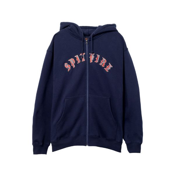 Spitfire Old E Embroidered Zip Hoody 