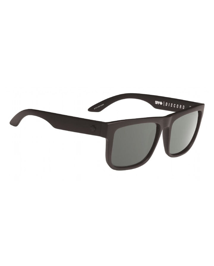Spy Discord Polarised Sunglasses Matte Black / Happy Grey Green Polar 