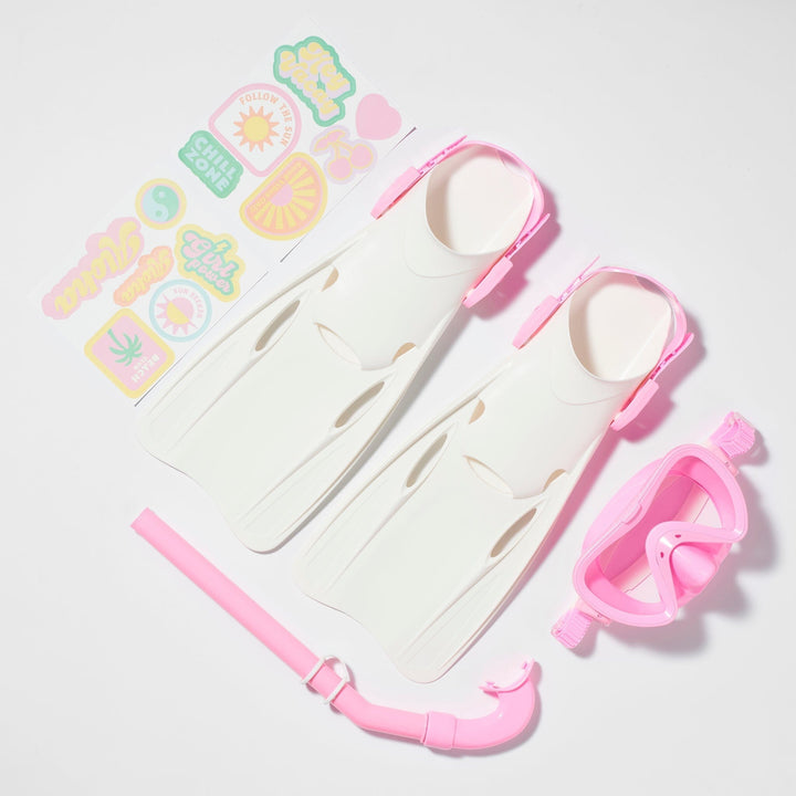 Sunnylife Kids Snorkel Set Medium Sherbet Pink 
