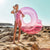 Sunnylife Luxe Pool Ring Shell Neon Coral 