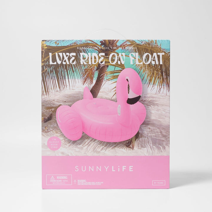 Sunnylife Luxe Ride-On Float Rosie the Flamingo 