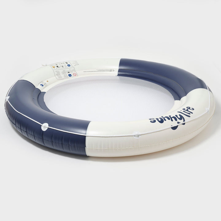 Sunnylife Luxe Twin Hammock Float - Le Weekend Navy 