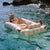 Sunnylife Luxe Twin Hammock Float - Mango Bay Soft Mustard 