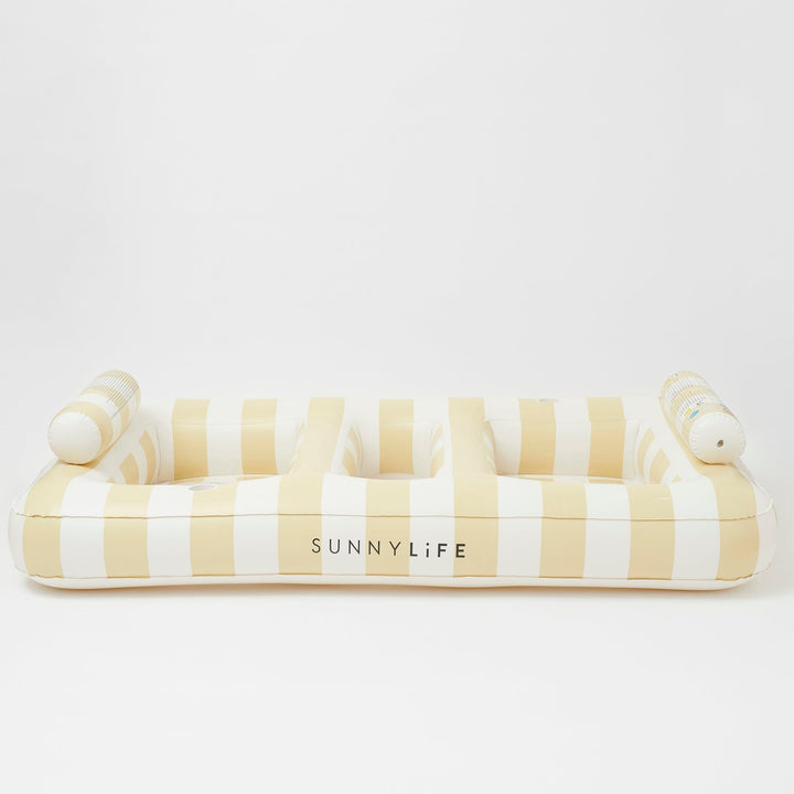 Sunnylife Luxe Twin Hammock Float - Mango Bay Soft Mustard 