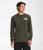 The North Face Long Sleeve Box NSE T-Shirt New Taupe Green / Military Olive S 