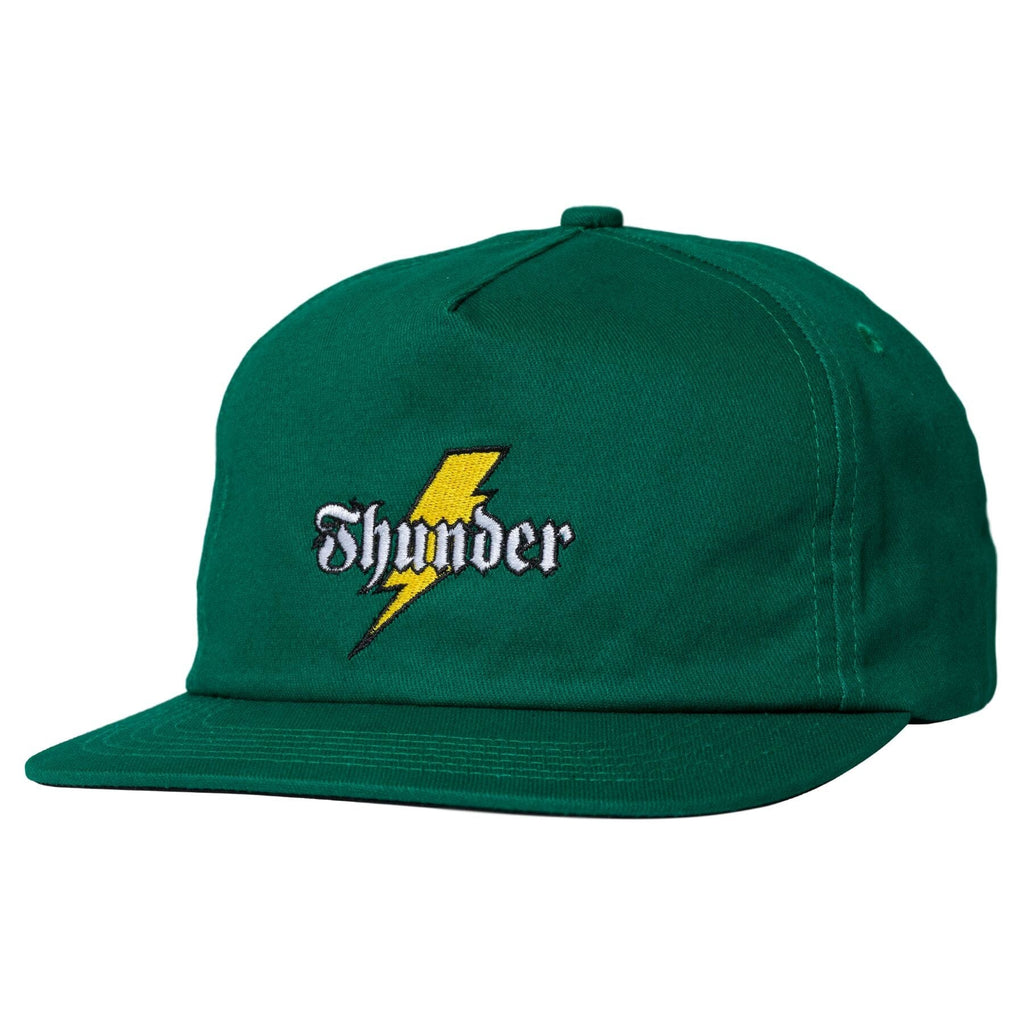 Thunder Bolt Script Snapback Hat 
