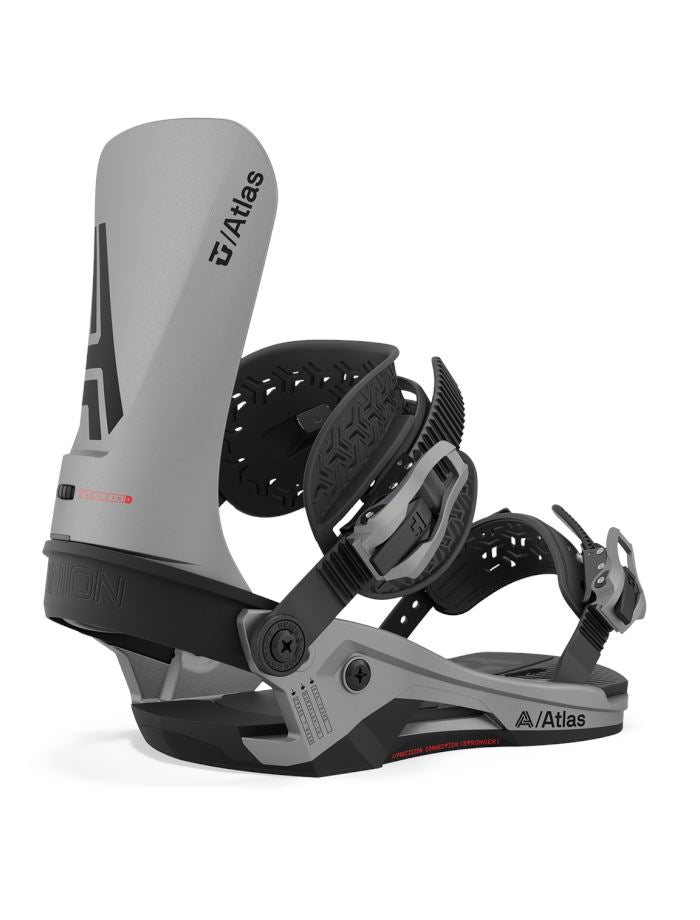 Union Atlas Snowboard Bindings 2024 Metallic Silver L 