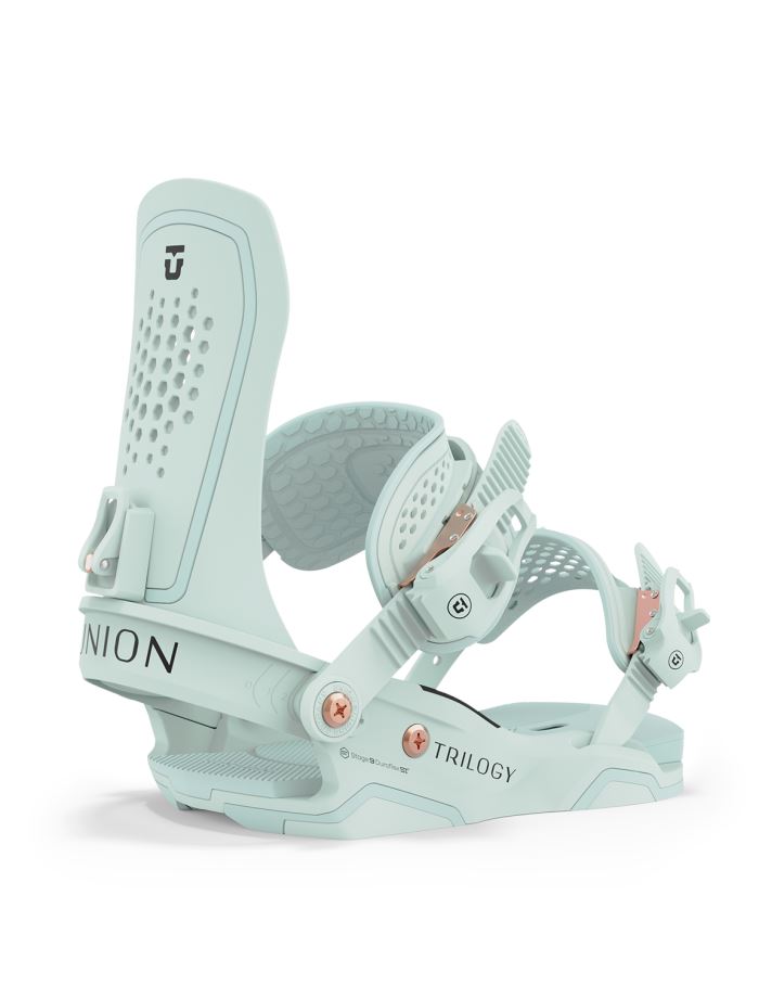 Union Trilogy Womens Snowboard Bindings 2024 Seafoam Green M 