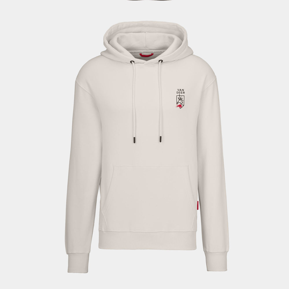 Van Deer Essential Hoodie Off White S 