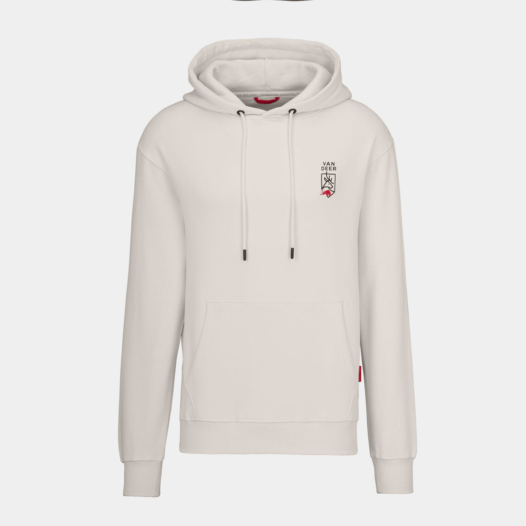 Van Deer Essential Hoodie Off White S 