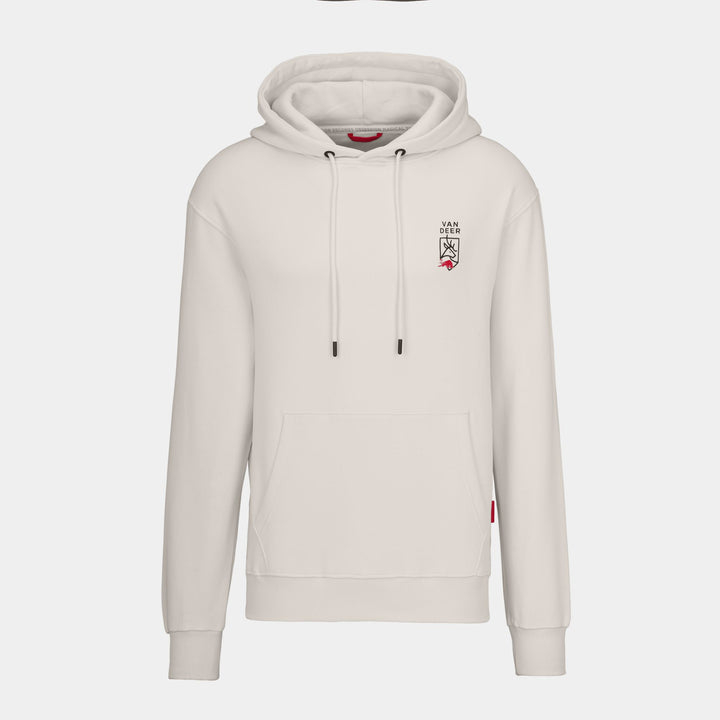 Van Deer Essential Hoodie Off White S 