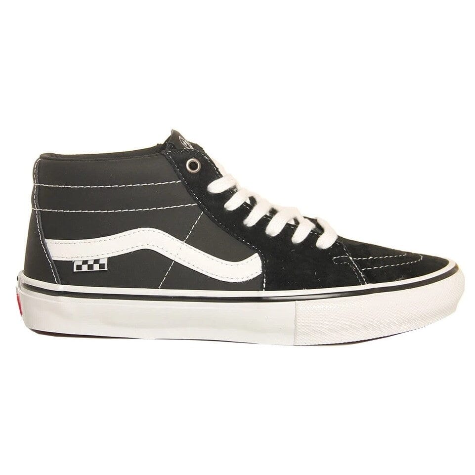 Vans Skate Grosso Mid Black/White/Emo Leather 10 
