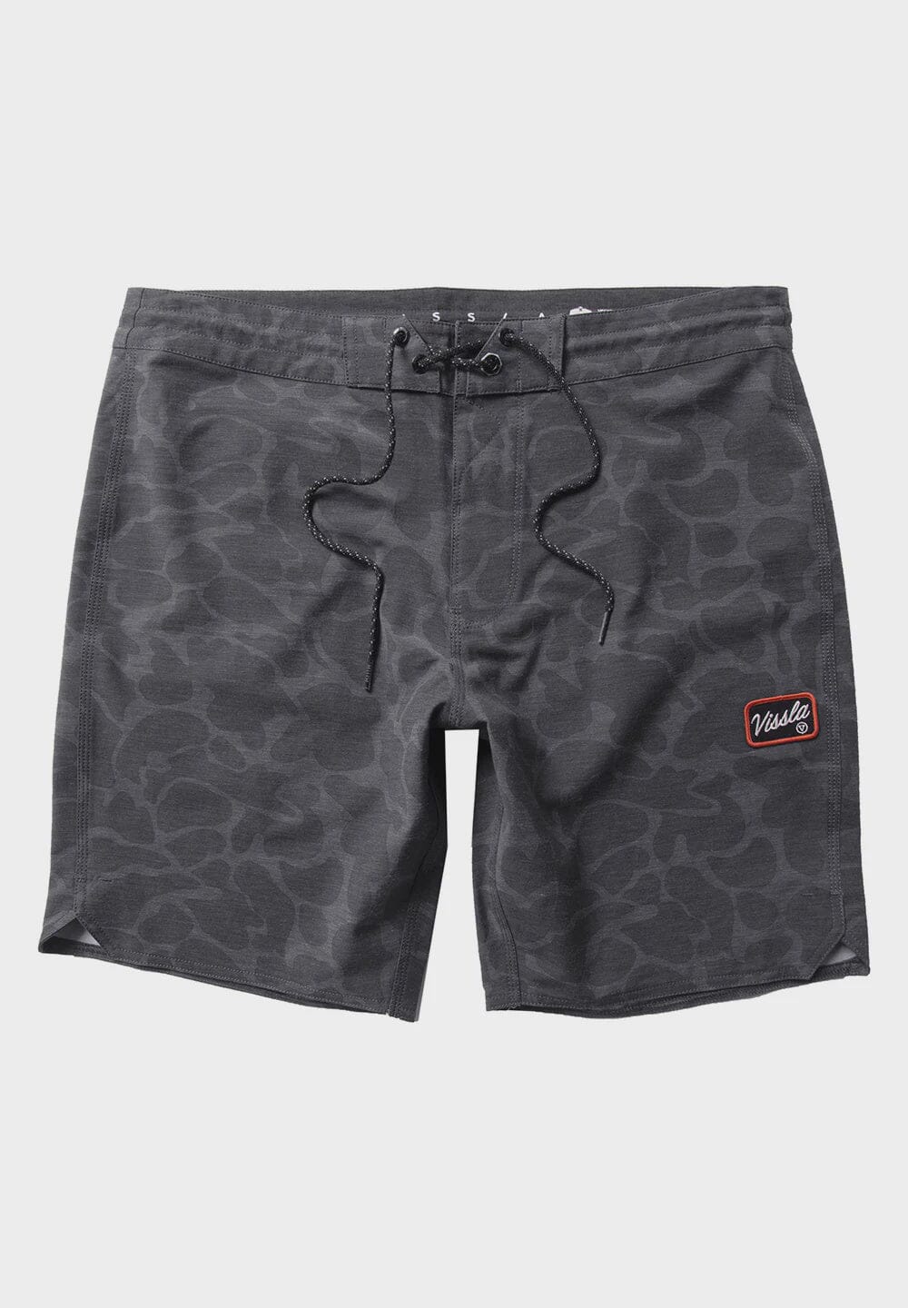 Vissla Solid Sets 17" Youth Boardshort Black Camo 22 / 8Y 