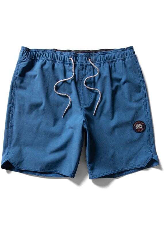 Vissla Solid Sets 17.5" Ecolastic Boardshorts Ocean Blue S 