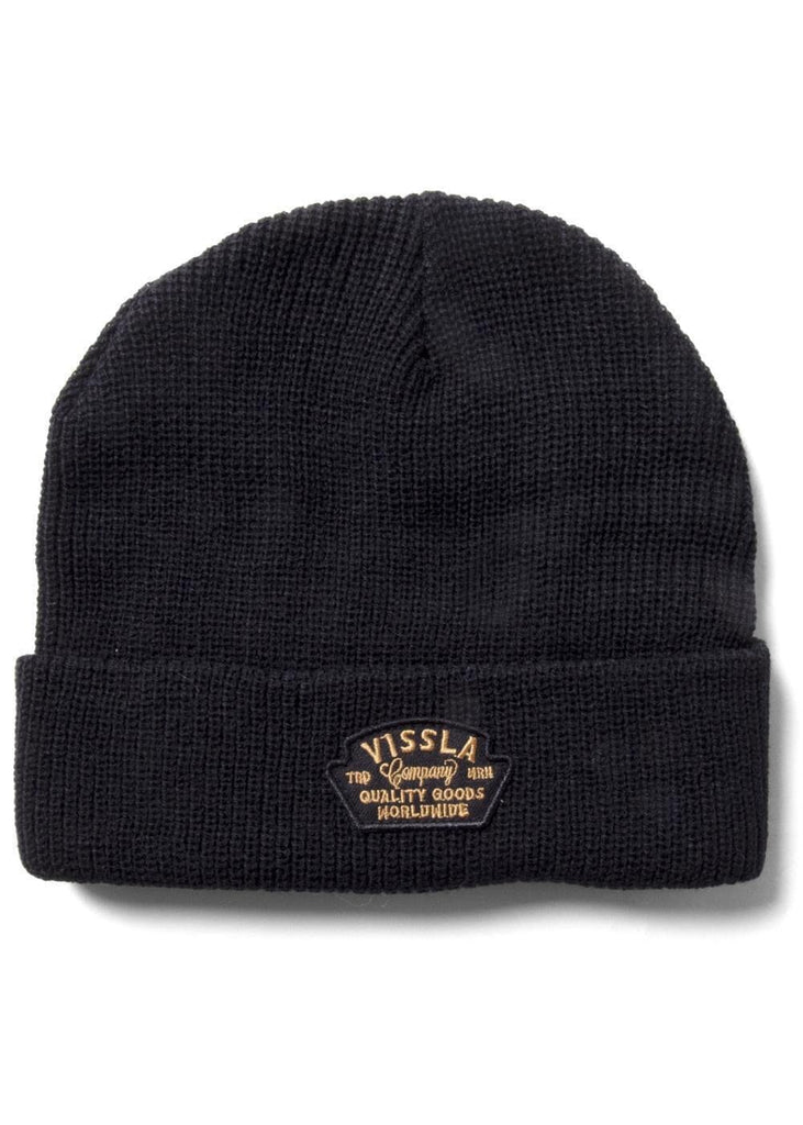 Vissla Solid Sets Eco Beanie Black 