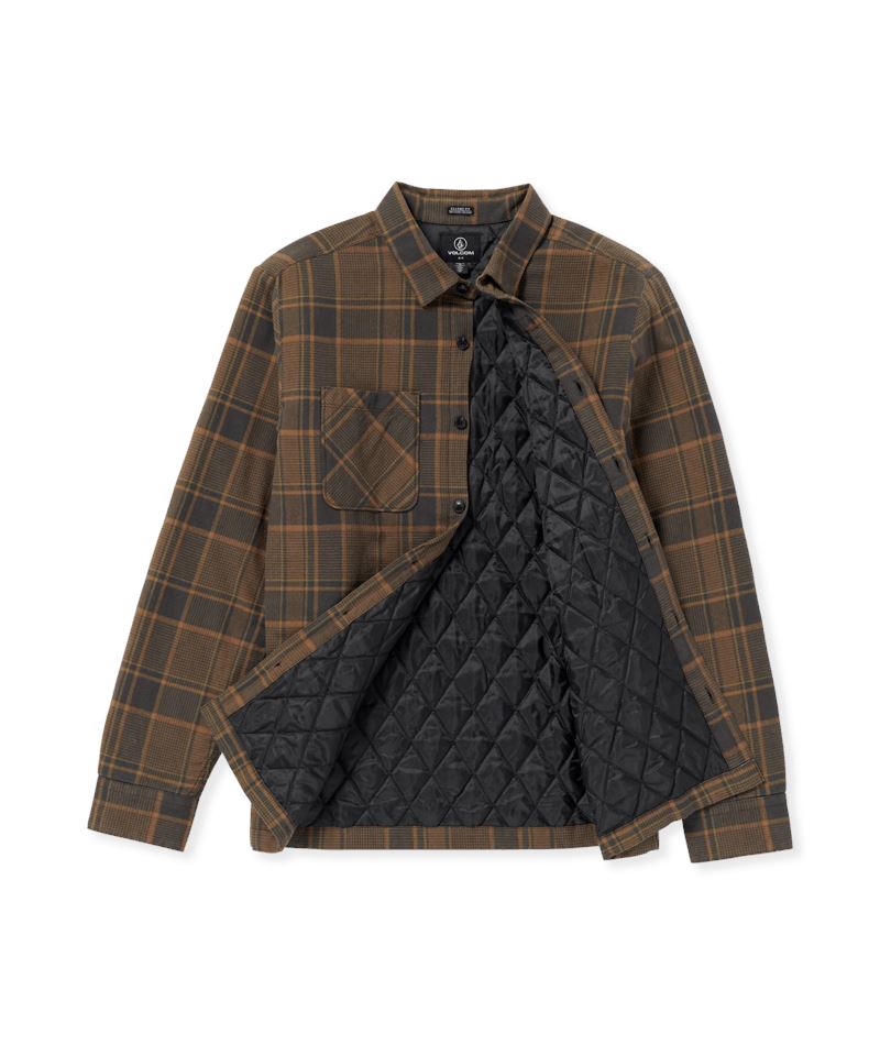 Volcom Brickstone Lined Flannel Long Sleeve 
