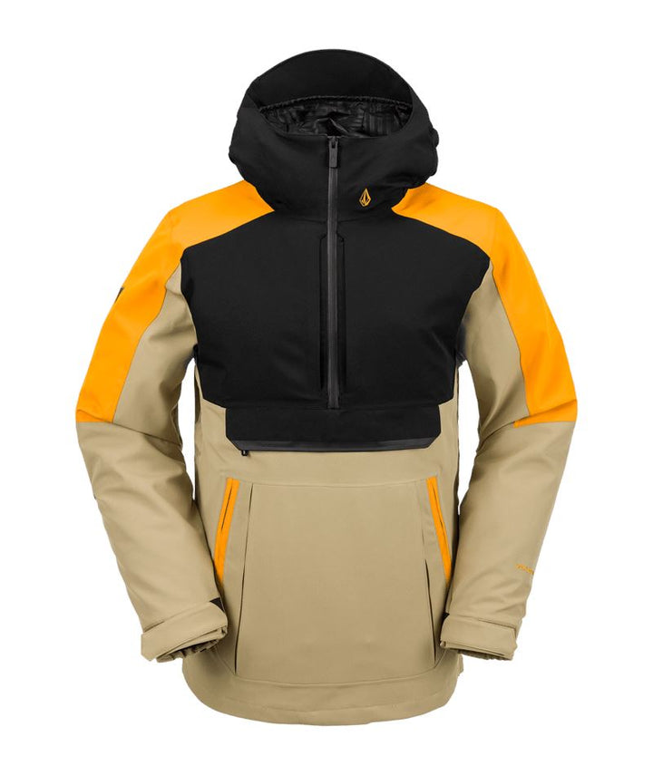 Volcom Brighton Pullover Jacket Gold S 