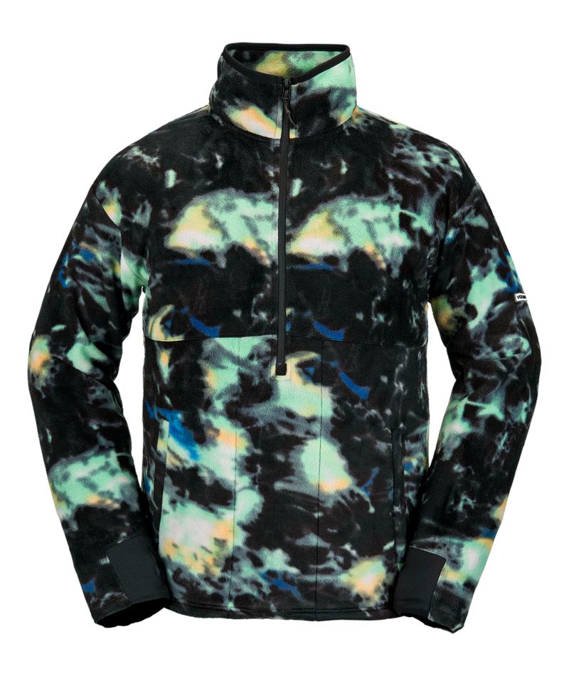 Volcom Polar Fleece Mock 1/2 Zip Pullover 