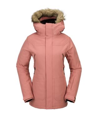 Volcom Shadow Insulated Womens Jacket Earth Pink XS 