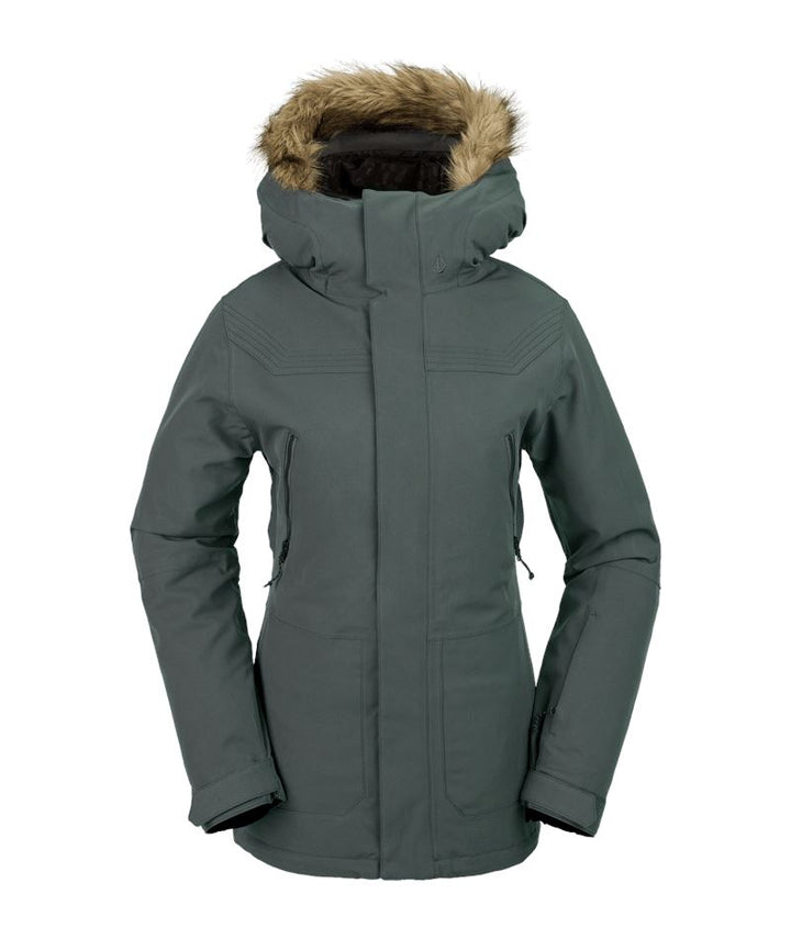 Volcom Shadow Insulated Womens Jacket Eucalyptus XS 