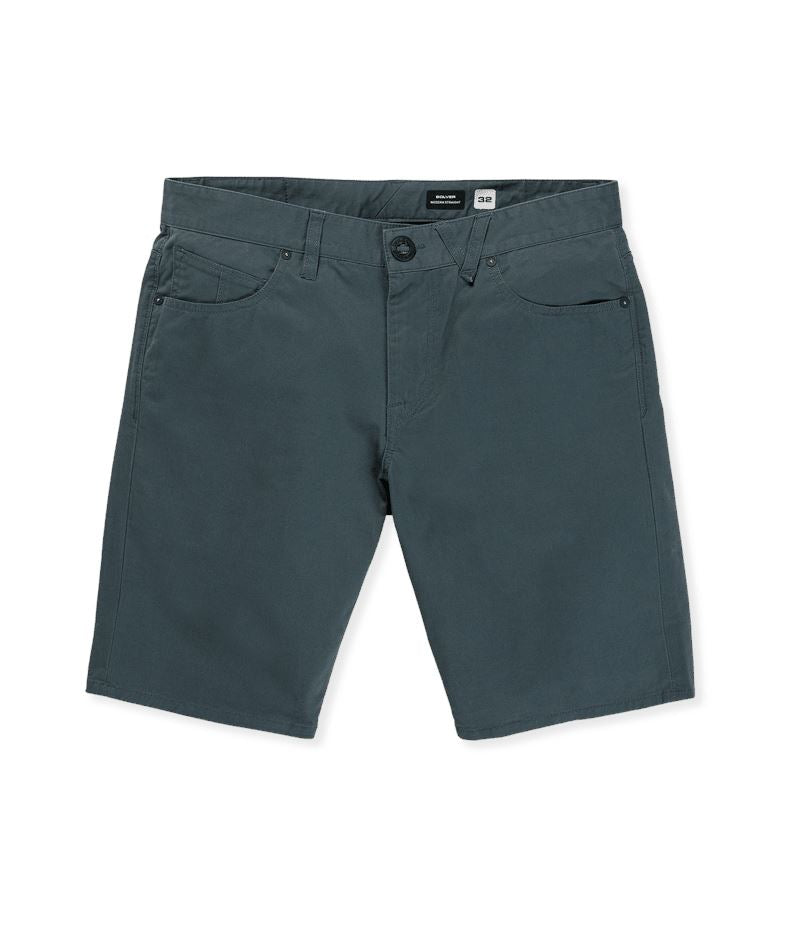 Volcom Solver Lite 5 Pocket Short Dark Slate 36 