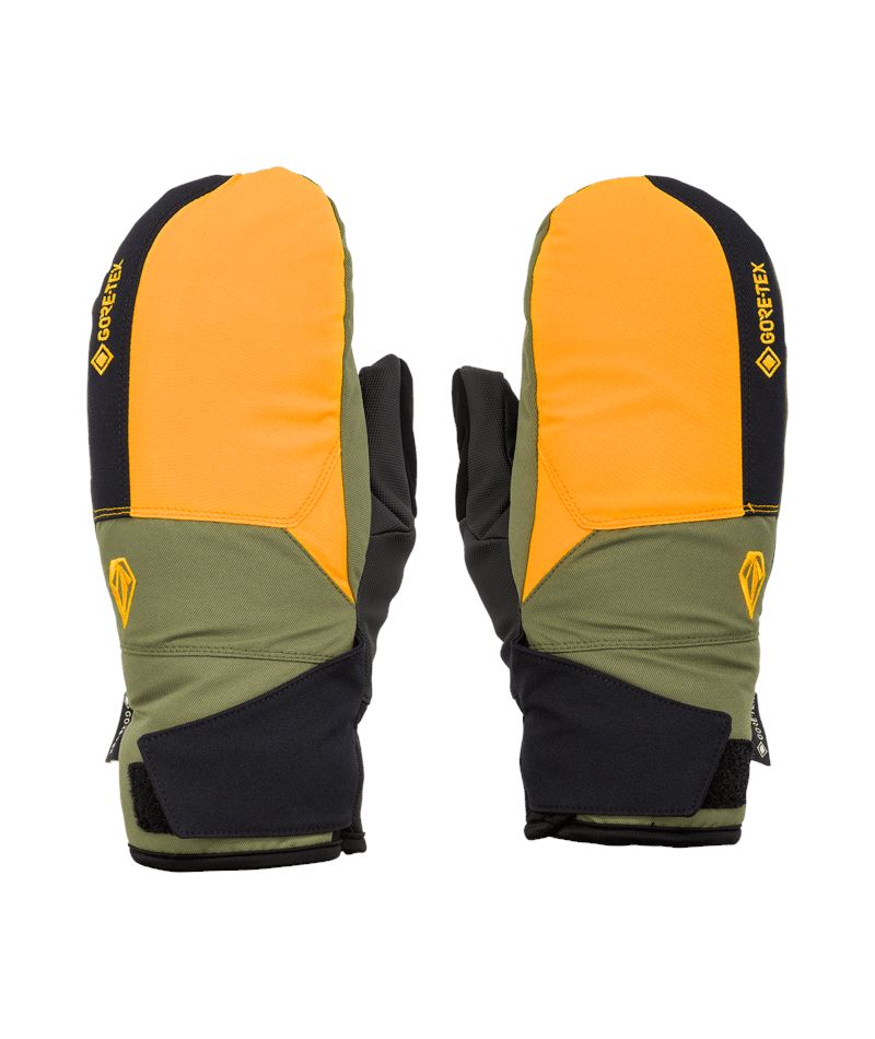 Volcom Stay Dry Gore-Tex Mitts Gold M 