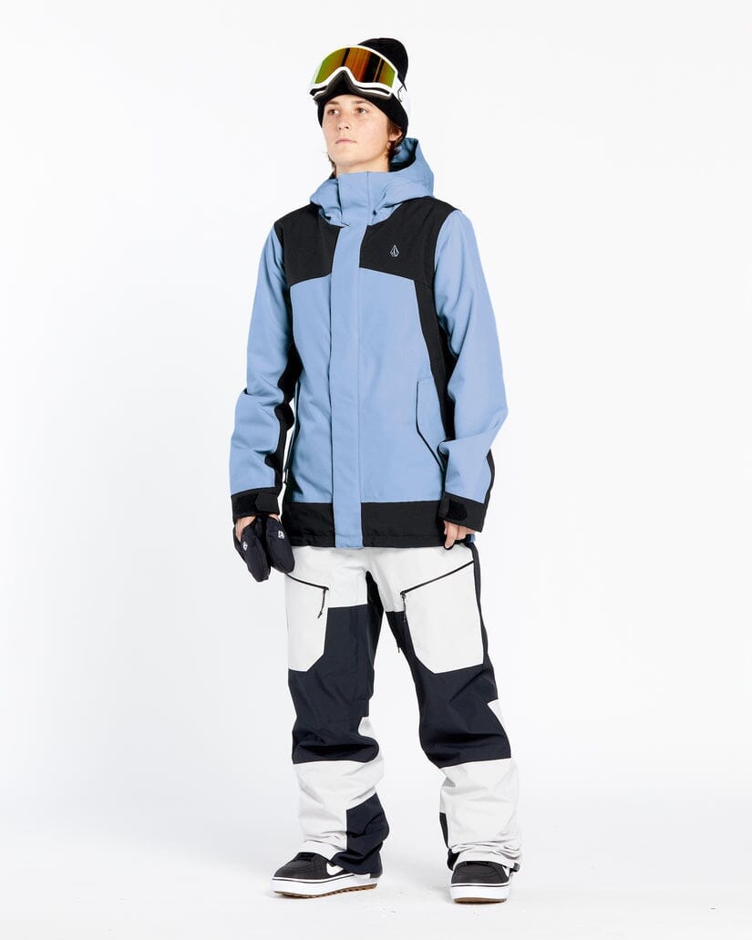 Volcom Stoney Shadow Insulated Womens Jacket Crystal Blue S 