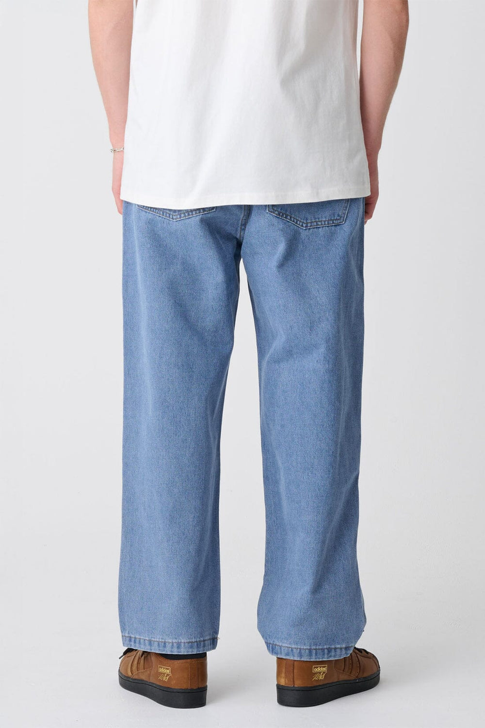 X-Large 91 Bull Denim Pants - Mid Blue 