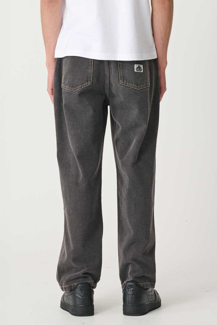 X-Large 91 Bull Denim Pants - Washed Black 