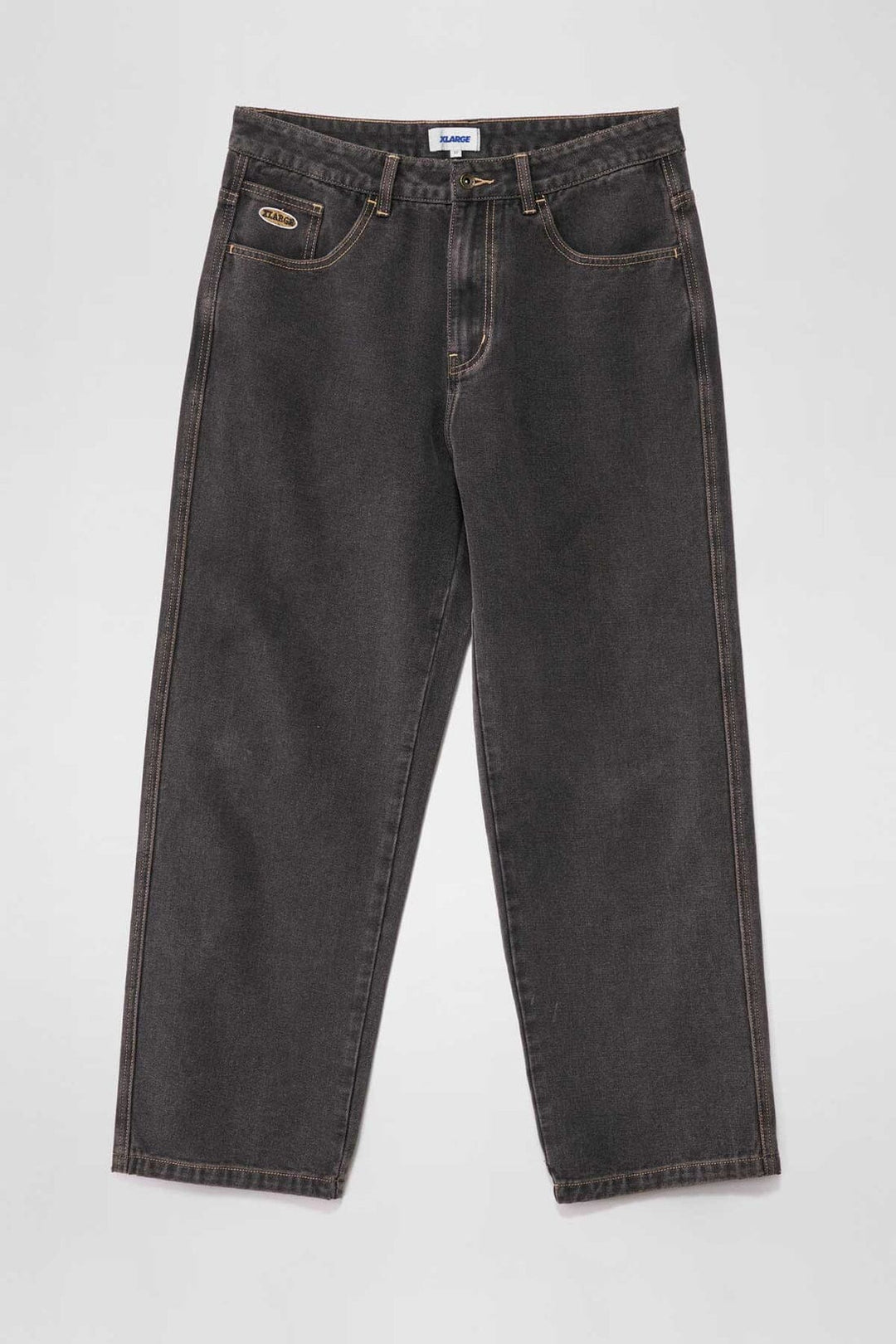 X-Large 91 Bull Denim Pants - Washed Black 